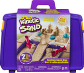 Kinetic Sand Folding Sandbox Toy Playset Includes 2lb Of Play Sand