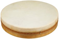 FUZEAU - 9339 - Ocean drum - Tambour océan avec peau naturelle Ø 35 cm - Imite le son de la mer - Relaxation - Musicothérapie - Ambiance nature - Dès 5 ans