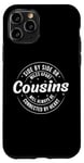 Coque pour iPhone 11 Pro Side By Side Or Miles Apart, Cousin Will Always Connected