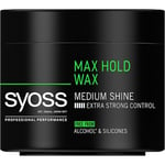 Syoss Hair care Styling Max Hold Strength 5, Ultra StrongWax 150 ml