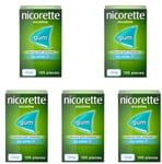 Nicorette Icy White Chewing Gum 2mg - 105 Pieces x 5