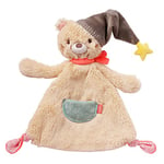 Fehn Doudou bébé avec tête d'ours - Doudou pour nouveau-né - Doudou jouet en tissu - Doudou tissu à câliner pour bébés et jeunes enfants à partir de 0+ mois