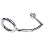 Rouge Stainless Steel Cock/Penis Ring With Anal/Butt Plug/Probe