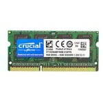 Micron  8GB DDR3L 1x8GB SODIMM 2Rx8 PC3L-12800S 1600Mhz RAM Minne CT8G3S160BM
