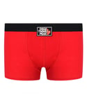 Dsquared2 Mens Twin Peaks Red Single Boxer Briefs - Size X-Large