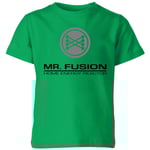 Back To The Future Mr Fusion Kids' T-Shirt - Green - 3-4 Years