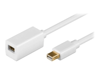 goobay - DisplayPort-förlängningskabel - Mini DisplayPort (hane) till Mini DisplayPort (hona) - 1 m - vit