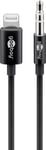 66805 Apple Lightning audio connection cable, (3.5 mm) 1 m Black