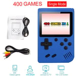 Bleu - Mini Console De Jeux Vidéo Rétro Portable Avec Écran De 3.0 Pouces Et Lumière Douce, Sortie Tv Hdmi, Avec 500 Jeux