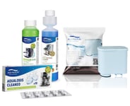 Water Filter for Philips LatteGo CA6903 Milk Circuit, Descaler, Cleaning Tabs