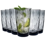 Diamond Highball Glasses - 470ml - Pack of 6