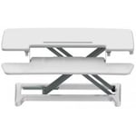 Adjustable Sit-Stand Desk Riser 2, White