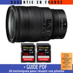 Nikon Z 24-70mm f/2.8 S + 2 SanDisk 128GB UHS-II 300 MB/s + Guide PDF ""20 TECHNIQUES POUR RÉUSSIR VOS PHOTOS