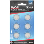 Hycell - Pile bouton cr 2025 lithium 140 mAh 3 v 6 pc(s)