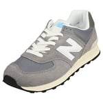 New Balance 574 Mens Grey Casual Trainers - 7 UK