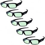 Pack Family JVC - 5x paires de lunettes 3D RF PK-AG3 pour N5, NZ7, NZ8 et NZ9