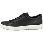 ECCO mens 470364 Soft 7 Sneaker, black, 11.5 UK