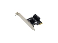 Inline 76617M, Sata, Sata, Hankoppling, Pcie 2.0, 6 Gbit/S, Windows 10, Windows 11, Windows 7, Windows 8, Windows Vista, Windows Xp