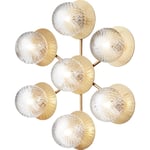 Liila Star Wall/Ceiling Lamp, Nordic Gold / Clear