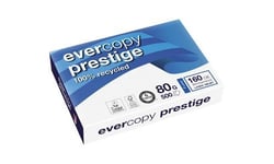 Clairefontaine Evercopy Prestige - 100 microns - blanc - A4 (210 x 297 mm) - 80 g/m² - 500 feuille(s) papier recyclé