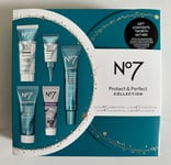 No7 PROTECT & PERFECT COLLECTION GIFT SET Day, Night Eye Cream Serum Concentrate