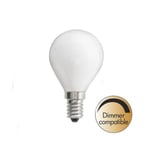 Dimbar LED klot opal 3000K 350lm E14 4W