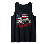 American Flag Truck Tank Top