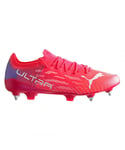 Puma Ultra 1.3 MxSG Red Mens Football Boots - Size UK 4.5