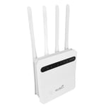 New 4G WiFi Router 600Mbps Standard SIM Card Slot 4 Antennas Support 20 Devices