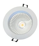 PRO downlight, 9W LED, dimbar, Hvit