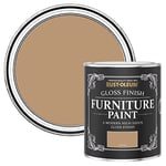 Rust-Oleum Brown Furniture Paint in Gloss Finish - Fired Clay 750ML