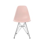 Vitra Eames Plastic Side Chair RE DSR stol 41 pale rose-chrome