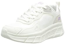 Skechers Women's BOBS B Flex HI Sneaker, Off White Hot Melt/Suede/Mesh, 7 UK