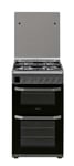 Hotpoint Cloe HD5G00CCX Stainless Steel 50cm Gas Cooker With Gas Hob And Glass Lid