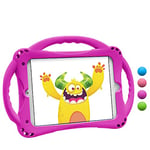TopEsct Coque iPad Mini Enfant, Étui Antichoc pour iPad Mini 5/Mini 4/Mini 3/Mini 2/Mini 1(7.9 Pouces)，Protection Maximale, Très Résistante en Silicone (Violet)