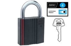 ASSA ABLOY Assa Hänglås 6441 -d12, Klass 4 (Lika låsning)