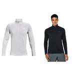 Under Armour Men's Tech 2.0 1/2 Versatile Warm Up Top for Men Light and Breathable Zip Up Top Working Out, Halo Gray/White, M UK & Versatile Warm Up Top for Men, Light and Breathable Zip Up Top