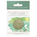 Korean Konjac Sponge Premium Facial Puff Green Clay