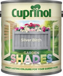 Cuprinol Garden Shades Paint Wood Furniture Shed Fence Protect 1L - Silver Birch