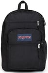 Jansport Big Student Recycled Rucksack Backpack H2O Pocket In Black Size 34L