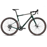 Ridley Bikes Kanzo Adventure GRX 800 Carbon Gravel Bike - 2023 Autumn Grey / Racing Green Metallic Medium Grey/Racing