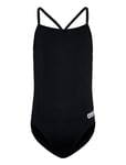 Girl's Team Swimsuit Challenge Solid Black Arena