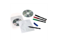 Hama CD-ROM Paper Sleeves - CD-fodral - kapacitet: 1 CD - vit (paket om 50)