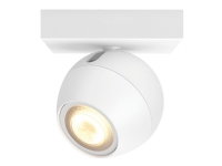 Philips Hue White ambiance - Spotlight - LED-glödlampa - GU10 - 5 W (motsvarande 50 W) - klass A - varmt till kallt vitt ljus - 2200-6500 K - vit
