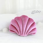 VKTY Seashell Shaped Pillow Velvet Cozy Solid Throw Pillow Case Decorative Couch Cushion Throw Pillows Shell With Pillow Insert for Home Sofa Bed Living Room Decor,Throw Pillows