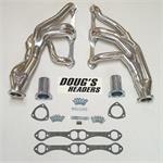 Doug's Headers DOU-D367Y extraktorrör, 1 5/8" rör, 2,5" kollektor, Tri-Y, silver keramisk coating