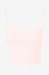 Gina Tricot - Linne Spagetti Strap Singlet - Rosa