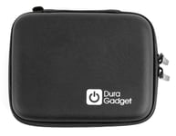 DURAGADGET Black Hard Shell Carry Case - Compatible with Sony XDR-P1DBP Pocket DAB/DAB Plus Radio