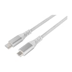 Dacota Platinum USBC-MicroUSB kabel 1 M, hvit