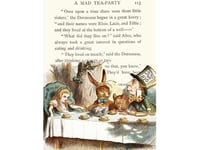 Madame Treacle B6-Carnet Med Kuvert Alice I Underlandet
